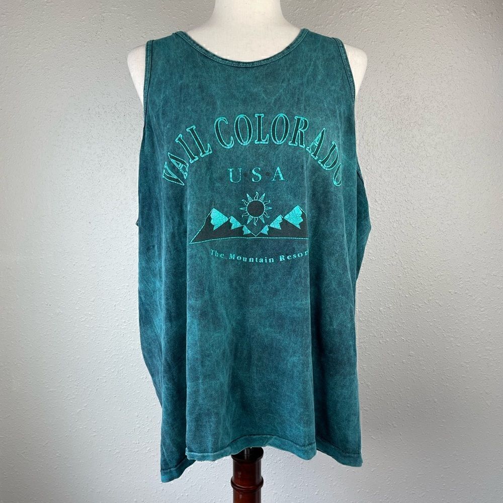 Vail Colorado USA Tank Top Size XL EUC